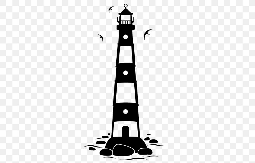 Wall Decal Nursery Sticker Pilsum North Sea, PNG, 700x525px, Wall Decal, Black And White, Lighthouse, Maritim, Monochrome Download Free