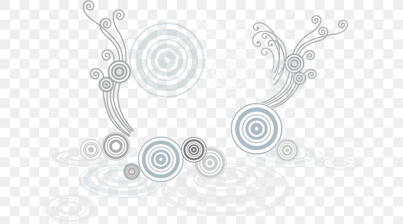 White Graphic Design Circle Pattern, PNG, 650x456px, White, Black, Black And White, Diagram, Material Download Free
