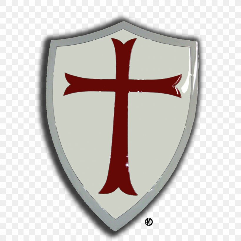 Middle Ages Crusades Knights Templar Shield, PNG, 1000x1000px, Middle Ages, Armour, Coat Of Arms, Components Of Medieval Armour, Cross Download Free