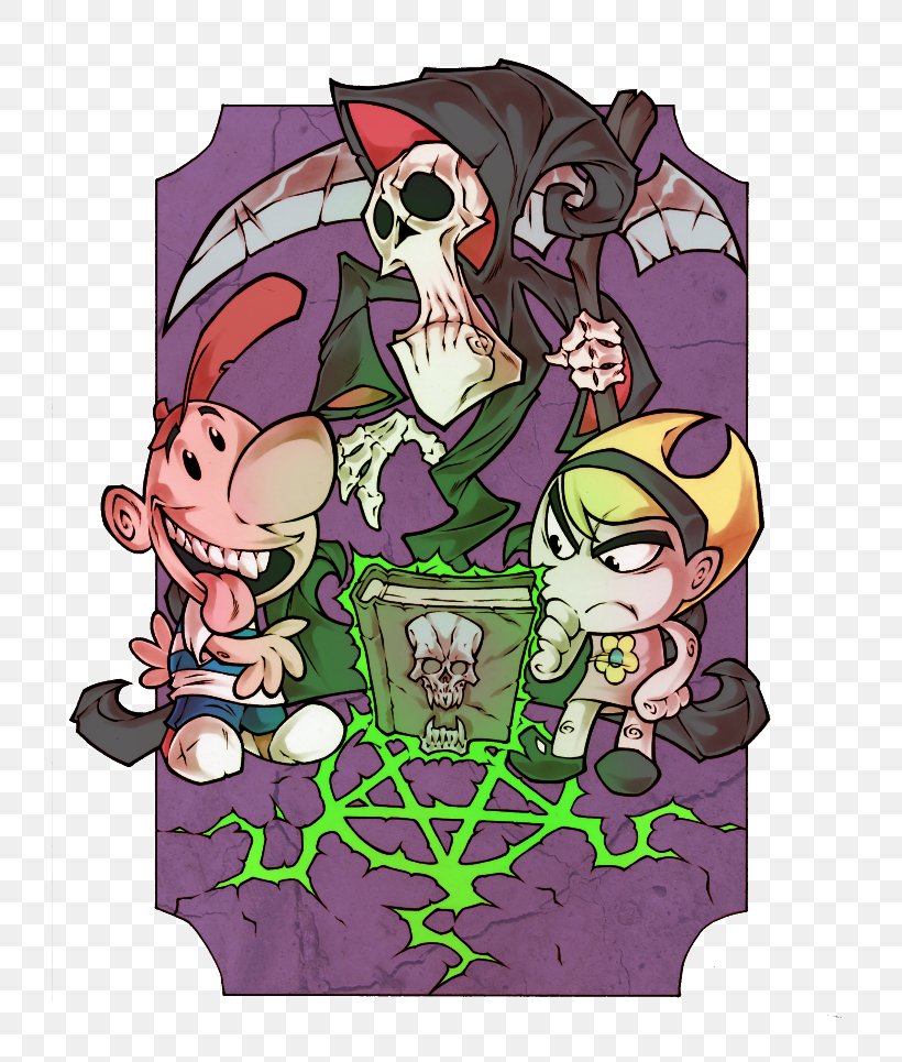 The Grim Adventures Of Billy & Mandy The Grim Adventures Of Billy & Mandy Cartoon Network, PNG, 725x965px, Grim, Adventure Time, Animated Cartoon, Art, Cartoon Download Free