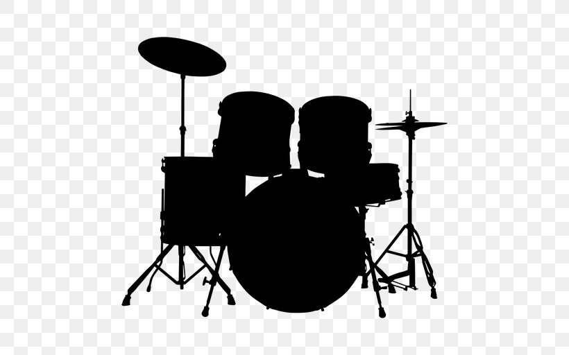 Drums Musical Instruments Silhouette, PNG, 512x512px, Watercolor, Cartoon, Flower, Frame, Heart Download Free