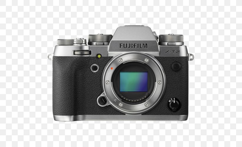 Fujifilm X-T2 Fujifilm X-A3 Fujifilm X-H1 Mirrorless Interchangeable-lens Camera, PNG, 500x500px, Fujifilm Xt2, Active Pixel Sensor, Camera, Camera Accessory, Camera Lens Download Free