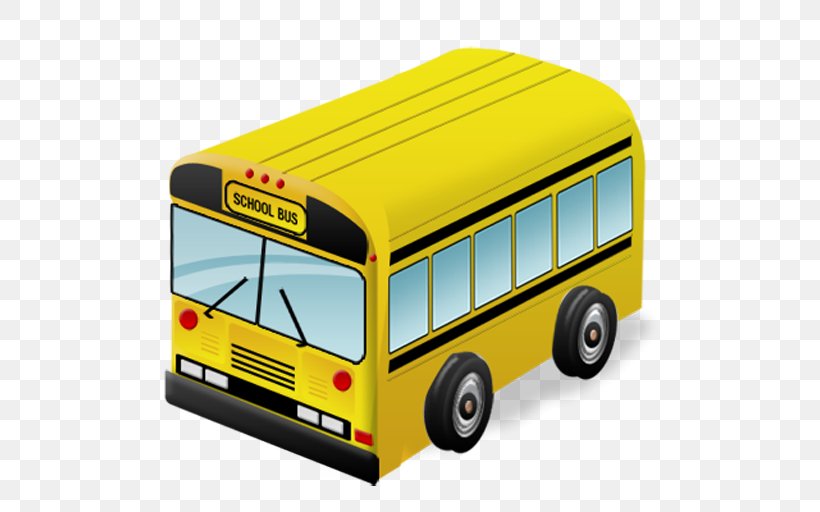 School Bus Train Transport, PNG, 512x512px, Bus, Automotive Exterior, Brand, Commercial Vehicle, Doubledecker Bus Download Free
