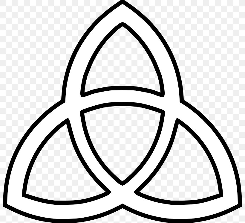 Trinity Christian Symbolism God Triquetra, PNG, 800x745px, Trinity, Area, Black And White, Celtic Knot, Chi Rho Download Free