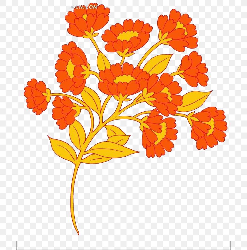 Chrysanthemum Xd7grandiflorum Watercolor Painting, PNG, 712x830px, Chrysanthemum Xd7grandiflorum, Artwork, Calendula, Cartoon, Chrysanthemum Download Free