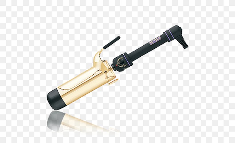 Hair Iron Hot Tools 24K Gold Spring Curling Iron Hot Tools Nano Ceramic Salon Curling Iron Hairstyle, PNG, 500x500px, Hair Iron, Beauty Parlour, Hair, Hair Dryers, Hair Styling Tools Download Free