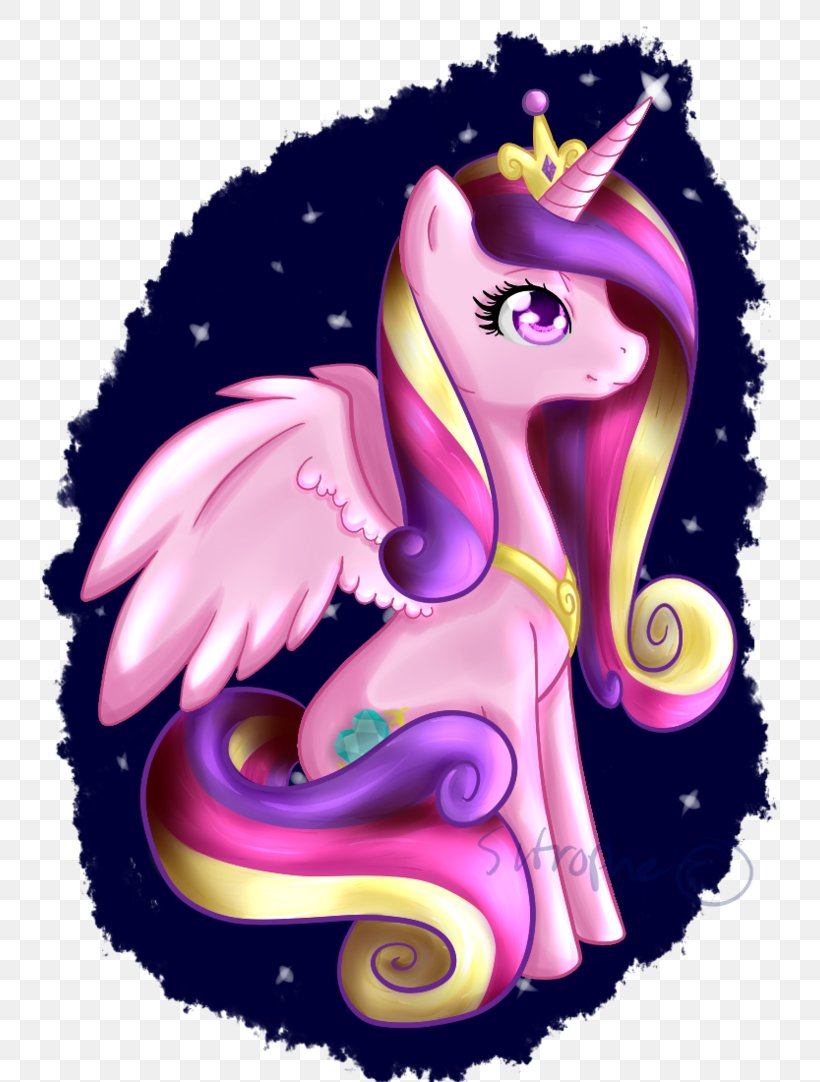 Princess Cadance Pony Twilight Sparkle Princess Celestia Fan Art, PNG, 738x1082px, Princess Cadance, Art, Cartoon, Drawing, Fan Download Free
