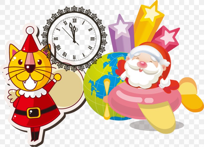 Santa Claus Euclidean Vector Christmas, PNG, 823x594px, Santa Claus, Art, Chart, Christmas, Christmas Decoration Download Free