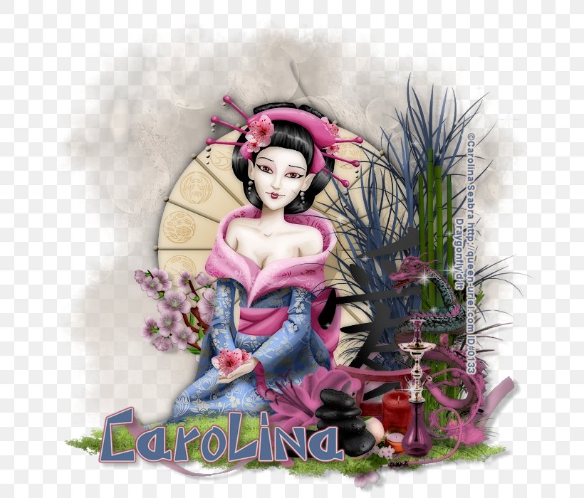 Fairy Geisha Flower, PNG, 700x700px, Fairy, Fictional Character, Flower, Flowering Plant, Geisha Download Free