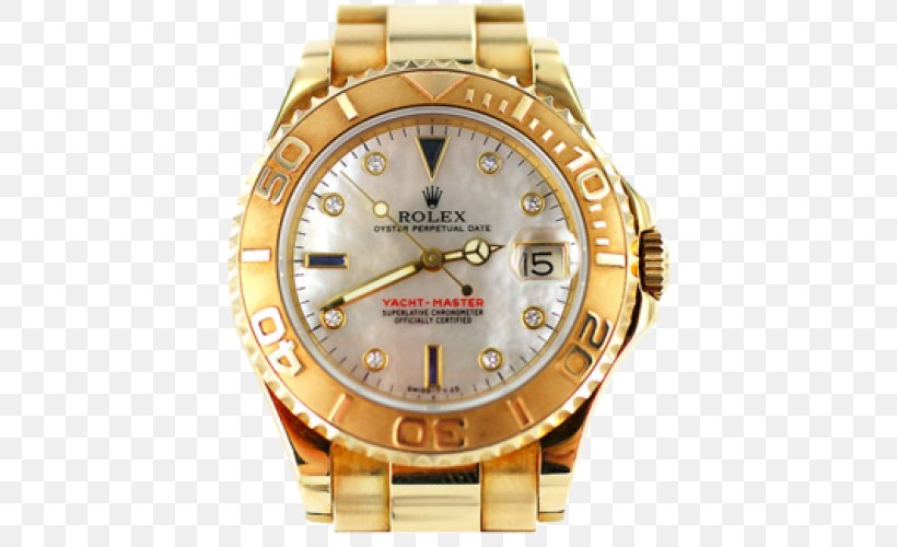 Gold Rolex Submariner Rolex Daytona Watch Rolex Yacht-Master II, PNG, 500x500px, Gold, Brand, Colored Gold, Metal, Nacre Download Free