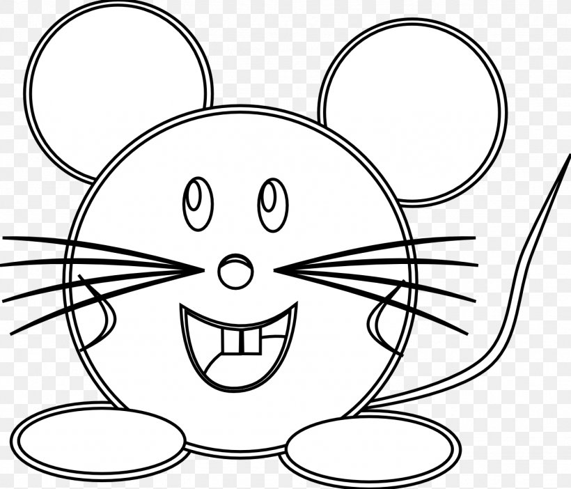 Computer Mouse Black And White Coloring Book Clip Art, PNG, 1331x1141px, Watercolor, Cartoon, Flower, Frame, Heart Download Free