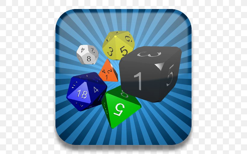 Dice Role-playing Game, PNG, 512x512px, Dice, Android, Blue, Board Game, Cube Download Free