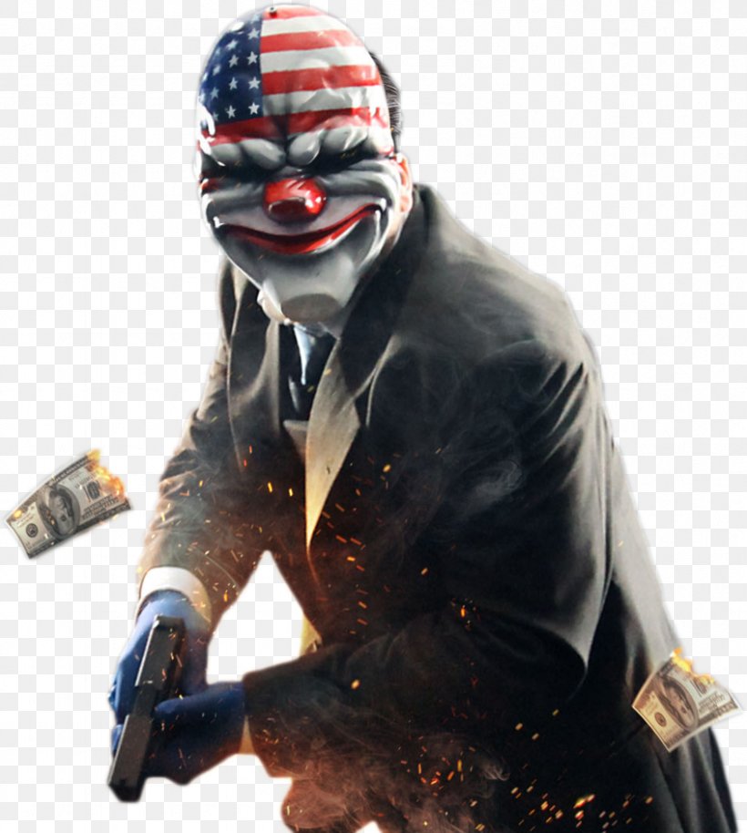 Payday 2 Payday: The Heist Xbox 360 PlayStation 4 Video Game, PNG, 846x944px, 505 Games, Payday 2, Action Figure, Cooperative Gameplay, Fictional Character Download Free