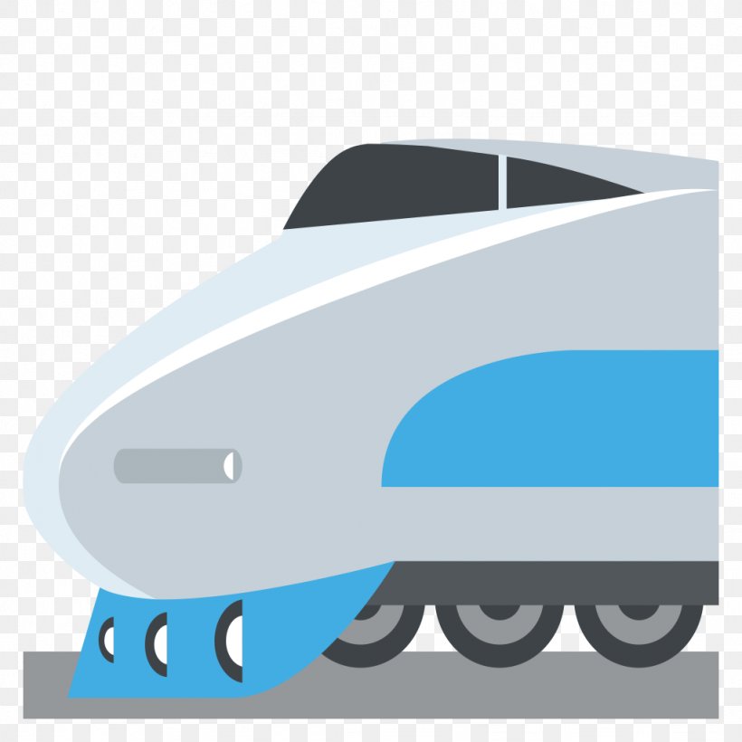 Train Emoji Bus Rail Transport High-speed Rail, PNG, 1024x1024px, Train, Automotive Design, Blue, Brand, Bus Download Free
