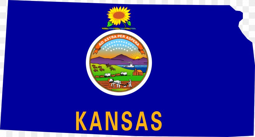 Flag Of Kansas Flag Of The United States State Flag, PNG, 2000x1075px, Kansas, Area, Benjamin S Paulen, Brand, Flag Download Free