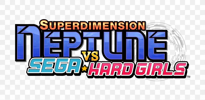 Superdimension Neptune Vs Sega Hard Girls PlayStation Vita Game, PNG, 1200x587px, Sega Hard Girls, Area, Banner, Blue, Brand Download Free