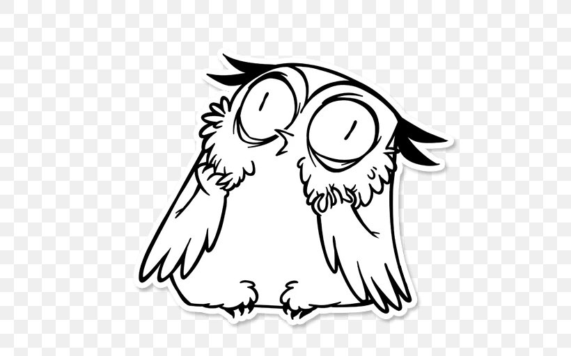 Tawny Owl Sticker Clip Art Beak, PNG, 512x512px, Watercolor, Cartoon, Flower, Frame, Heart Download Free