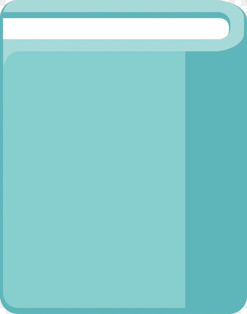 Aqua Turquoise Teal Rectangle Square, PNG, 2365x3000px, Cartoon Book, Aqua, Rectangle, School Supplies, Square Download Free