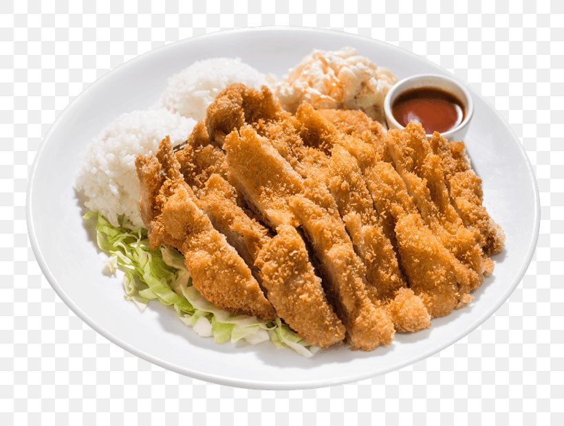 Chicken Katsu Cuisine Of Hawaii Spam Musubi Barbecue Macaroni Salad, PNG, 800x620px, Chicken Katsu, American Food, Asian Food, Barbecue, Chicken Fingers Download Free