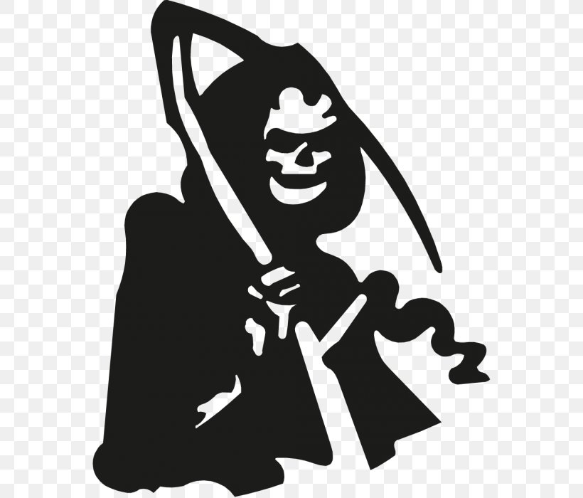 Death Decal Sticker Reaper Die Cutting, PNG, 560x700px, Death, Art, Black, Black And White, Bumper Sticker Download Free