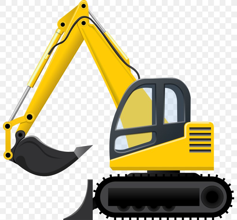 Excavator Heavy Machinery Architectural Engineering Clip Art, PNG, 800x761px, Excavator, Architectural Engineering, Automotive Design, Automotive Exterior, Backhoe Download Free