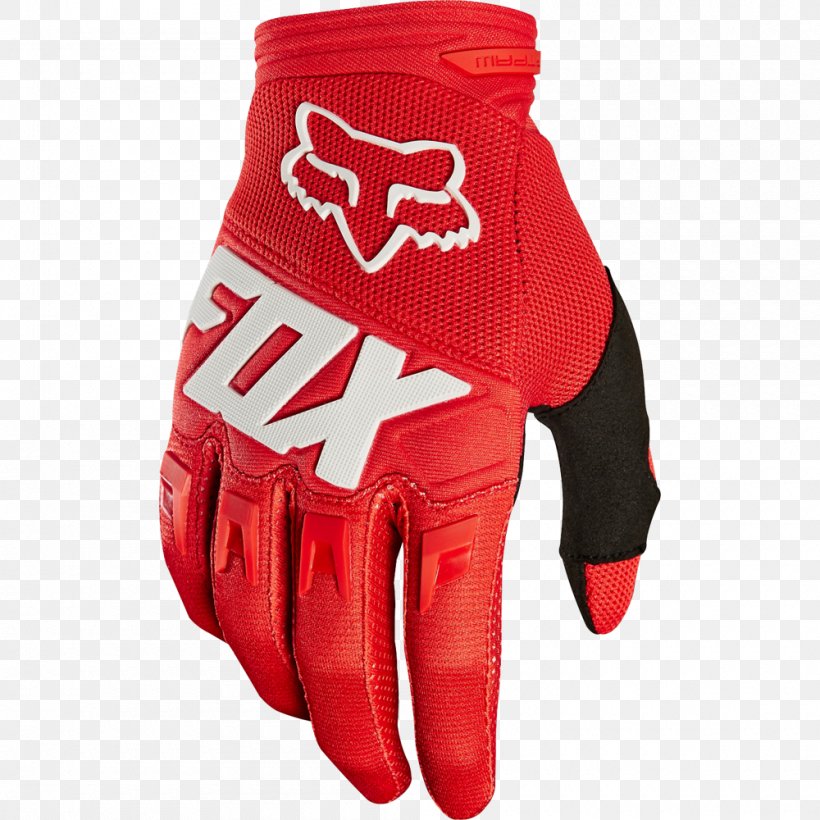 Glove Red Fox Racing Blue White, PNG, 1000x1000px, Glove, Baseball Equipment, Bicycle, Bicycle Glove, Blue Download Free