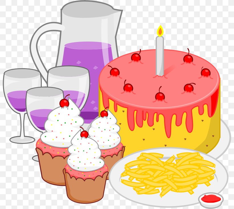 Junk Food Fast Food Birthday Cake Clip Art, PNG, 800x732px, Junk Food, Birthday, Birthday Cake, Cake, Cake Decorating Download Free