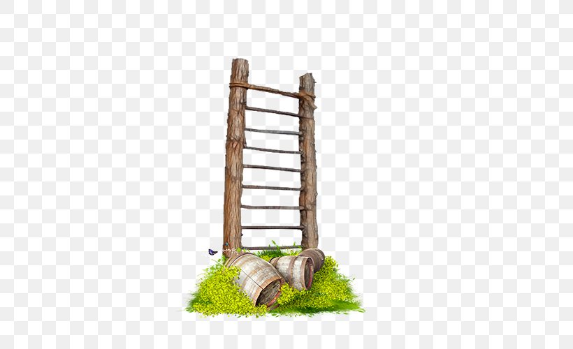 Ladder Stairs Wood, PNG, 500x500px, Ladder, Flower, Grass, Lawn, Plant Download Free