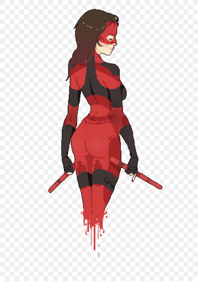 Daredevil Female Pixel Art, PNG, 1024x1448px, Daredevil, Art, Art Museum, Costume, Costume Design Download Free