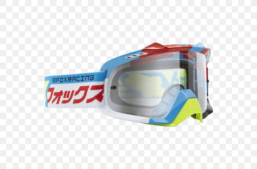 FOX Air Space MX Goggles Glasses FOX AIRSPC Lens Fox Racing, PNG, 540x540px, Goggles, Clothing, Diving Mask, Eyewear, Fox Racing Download Free