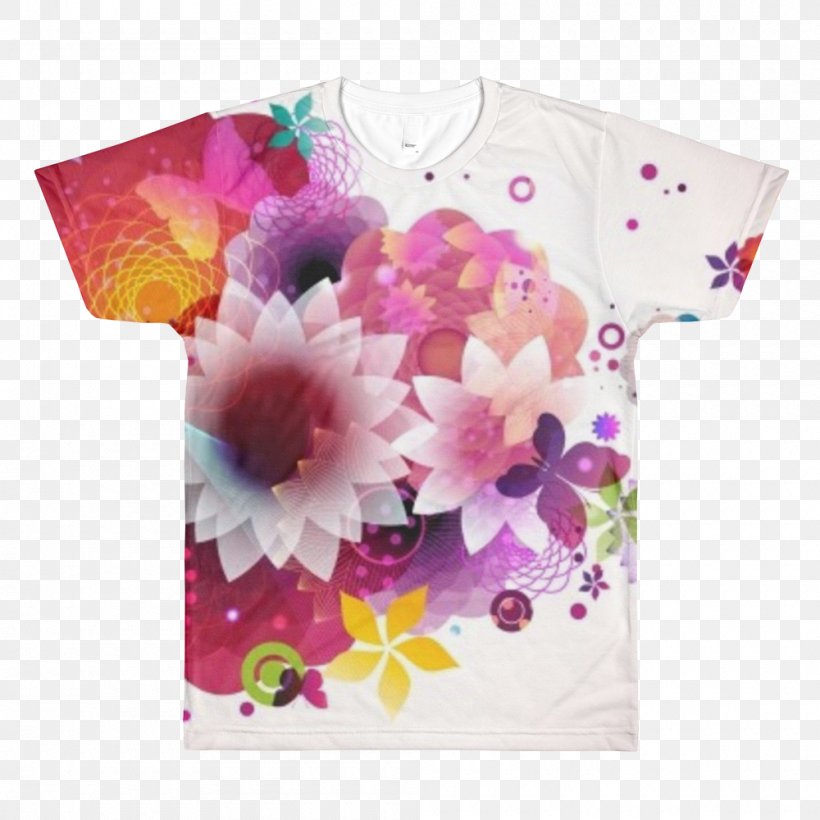 Vector Graphics Floral Design Illustration Royalty-free Flower, PNG, 1000x1000px, Floral Design, Bouquet, Clothing, Flower, Magenta Download Free