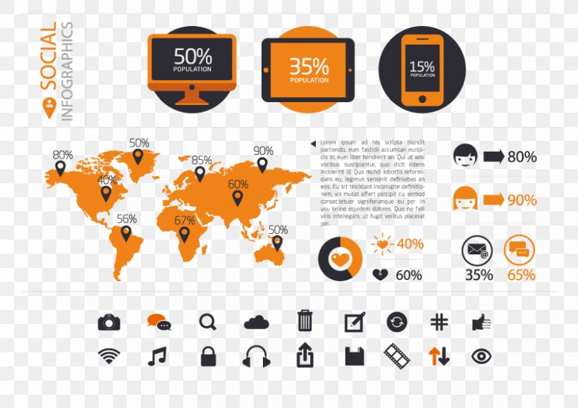 World Map Infographic Chart, PNG, 842x595px, World Map, Area, Brand, Chart, Communication Download Free