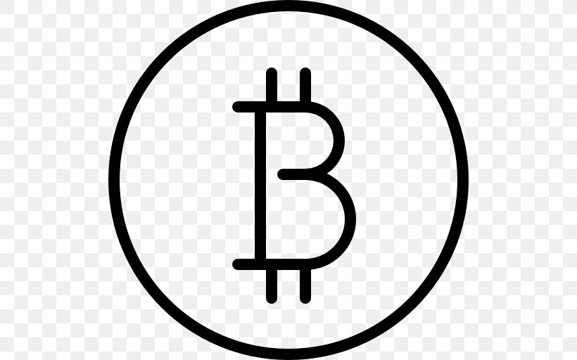 Bitcoin Cryptocurrency Computer Software, PNG, 512x512px, Bitcoin, Area, Bitcoincom, Black And White, Computer Program Download Free