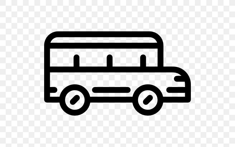 Bus Public Transport Car Organization, PNG, 512x512px, Bus, Area, Automotive Exterior, Black And White, Brand Download Free
