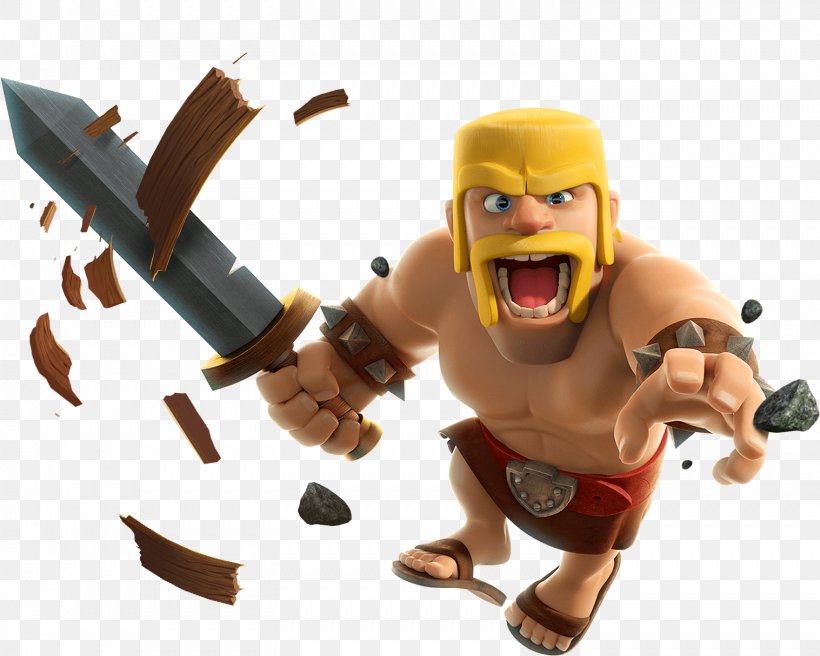 Clash Of Clans Clash Royale Barbarian Game Goblin, PNG, 1517x1215px, Clash Of Clans, Action Figure, Animated Cartoon, Animation, Barbarian Download Free