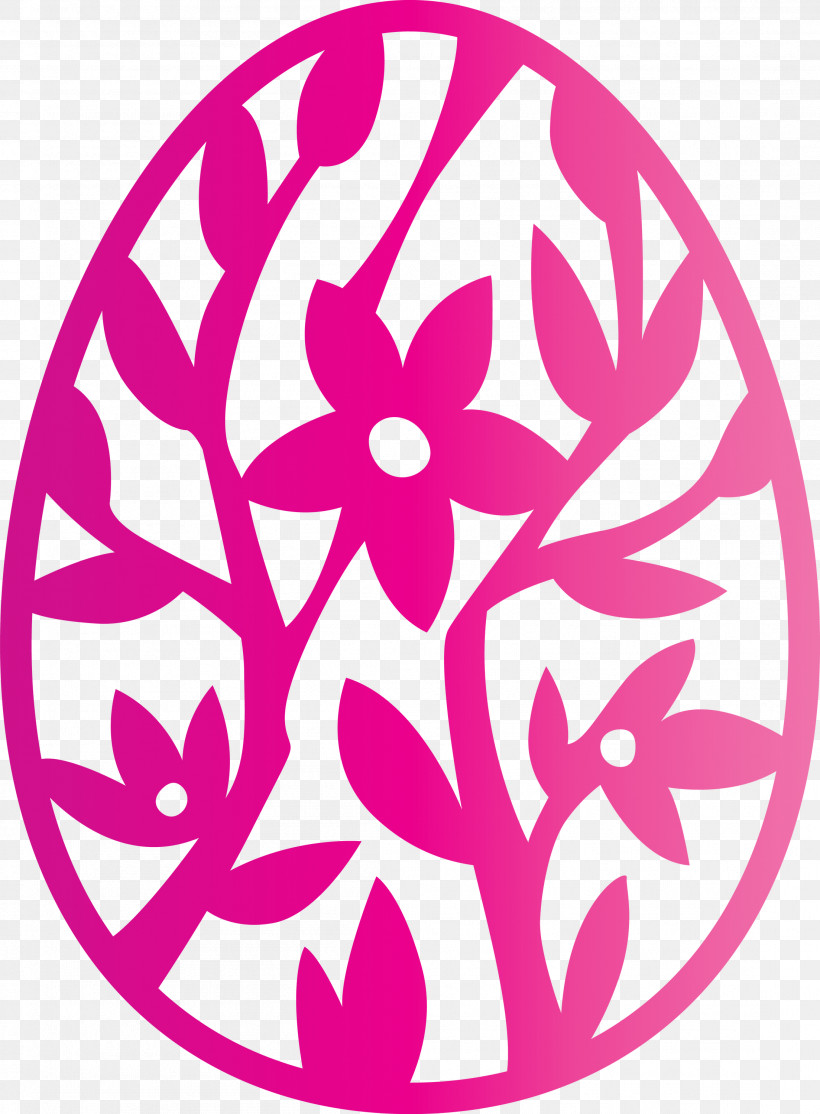 Easter Floral Egg Easter Day, PNG, 2207x3000px, Easter Floral Egg, Easter Day, Magenta, Pink Download Free