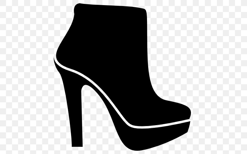 High-heeled Footwear Shoe, PNG, 512x512px, Highheeled Footwear, Absatz, Basic Pump, Black, Black And White Download Free