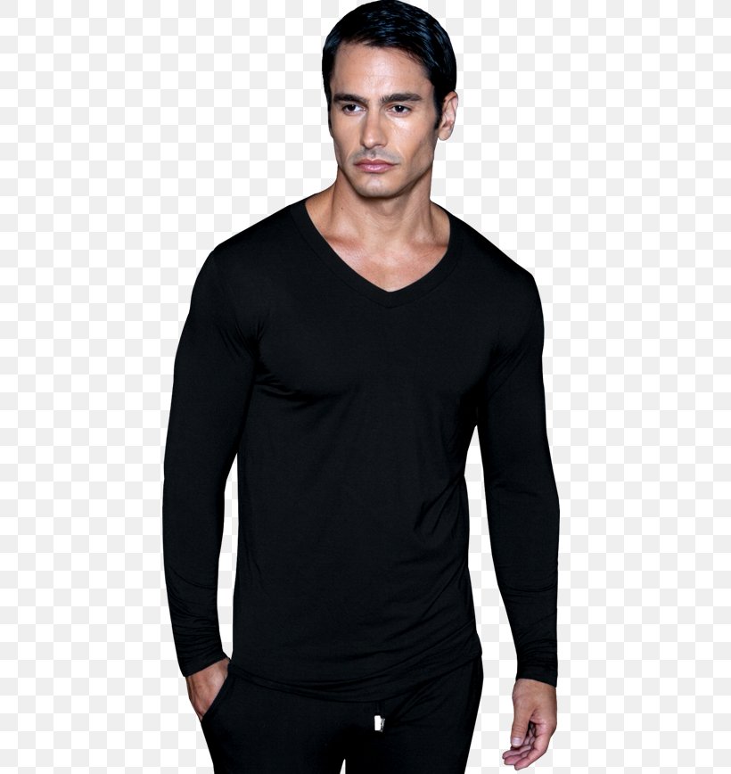 Long-sleeved T-shirt Hoodie Long-sleeved T-shirt Neckline, PNG, 646x868px, Tshirt, Adidas, Black, Clothing, Crew Neck Download Free