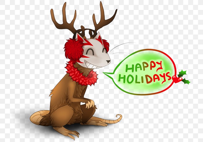 Reindeer Antler Christmas Ornament Christmas Day Character, PNG, 750x575px, Reindeer, Antler, Character, Christmas Day, Christmas Ornament Download Free