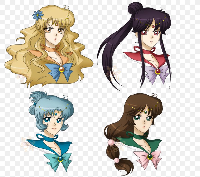 Sailor Mercury Sailor Moon Queen Serenity Sailor Mars Sailor Venus, PNG, 800x725px, Watercolor, Cartoon, Flower, Frame, Heart Download Free