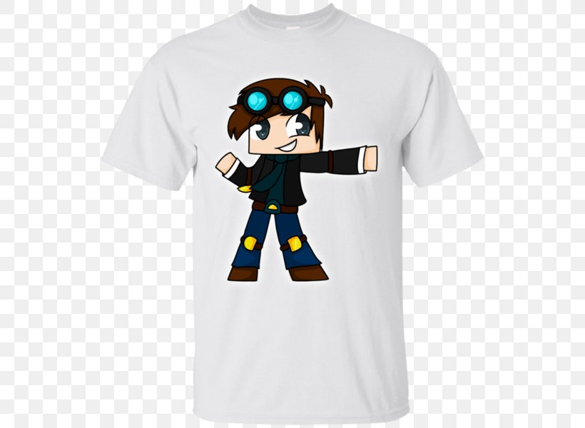 T-shirt Hoodie DanTDM: Trayaurus And The Enchanted Crystal Minecraft, PNG, 600x600px, Tshirt, Bag, Brand, Clothing, Dantdm Download Free