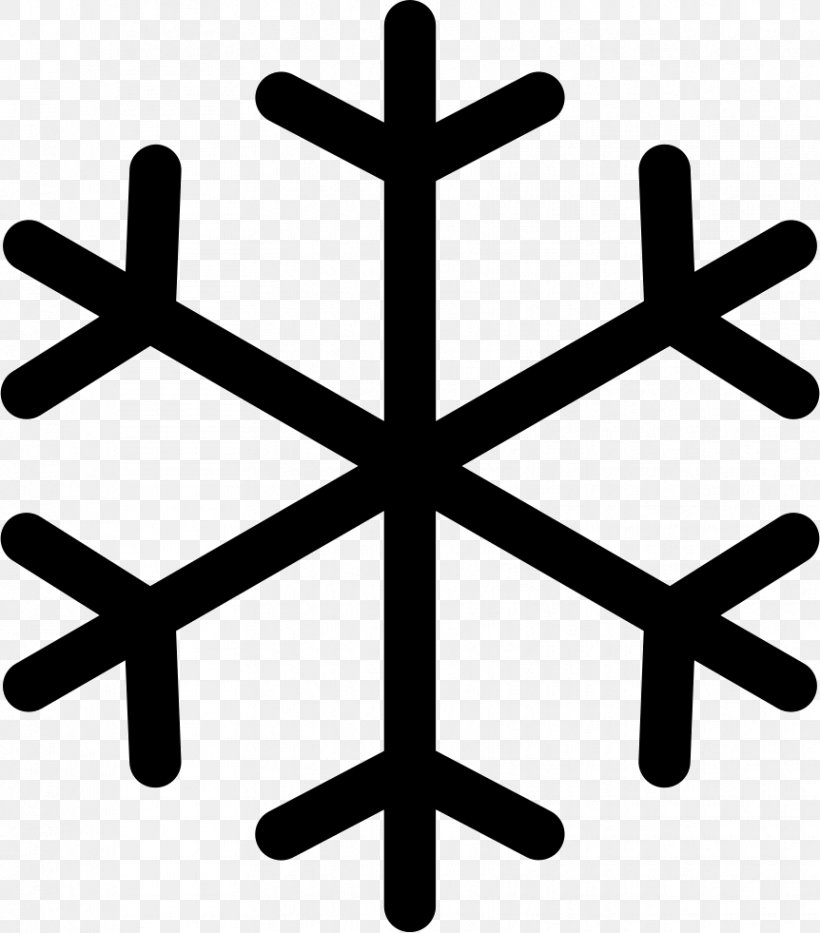 Snowflake, PNG, 862x981px, Snowflake, Air Conditioning, Black And White, Cold, Freezing Download Free