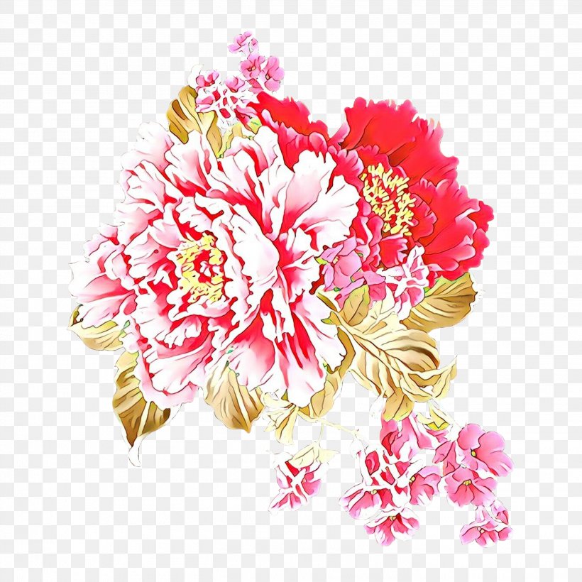 Flower Cut Flowers Pink Carnation Peony, PNG, 2835x2835px, Cartoon, Carnation, Chinese Peony, Common Peony, Cut Flowers Download Free