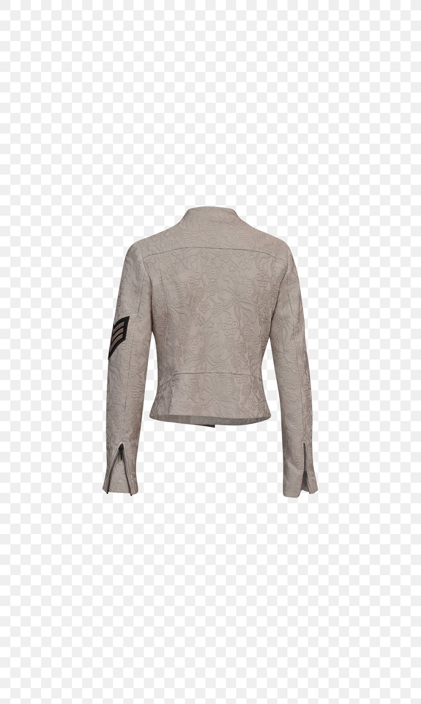 Jacket Outerwear Sweater Shoulder Sleeve, PNG, 731x1371px, Jacket, Beige, Neck, Outerwear, Shoulder Download Free