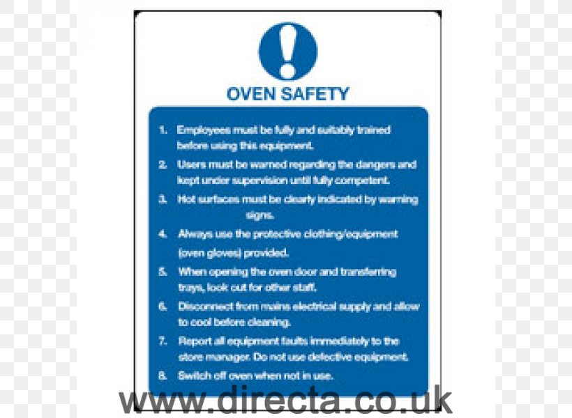 Safety Kitchen Oven Personal Protective Equipment Sign, PNG, 768x600px, Safety, Architectural Engineering, Area, Blue, Brand Download Free