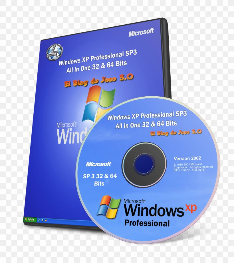 Windows XP Service Pack 3 Compact Disc Microsoft Windows, PNG, 1425x1600px, 32bit, 64bit Computing, Windows Xp Service Pack 3, Bit, Brand Download Free
