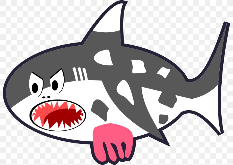 Cattle Shark Udder Clip Art, PNG, 800x582px, Cattle, Artwork, Cartoon, Fictional Character, Fish Download Free