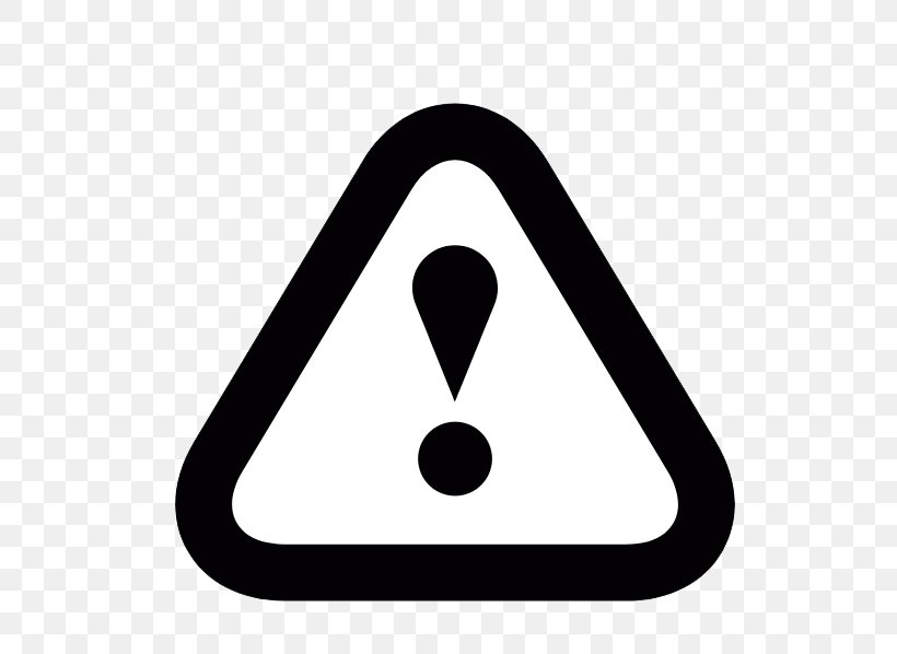 Warning Sign Symbol, PNG, 624x598px, Warning Sign, Area, Black And White, Flat Design, Symbol Download Free