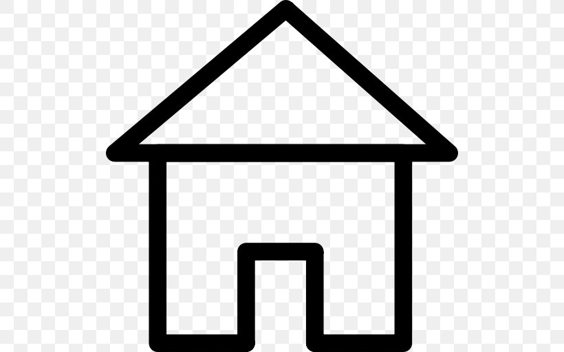 House Real Estate Building Clip Art, PNG, 512x512px, House, Apartment, Area, Black And White, Building Download Free