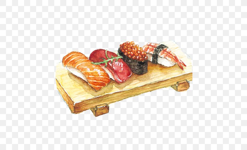 Sushi Japanese Cuisine Teppanyaki Sashimi Onigiri, PNG, 500x500px, Sushi, Asian Food, Cooked Rice, Cuisine, Dish Download Free
